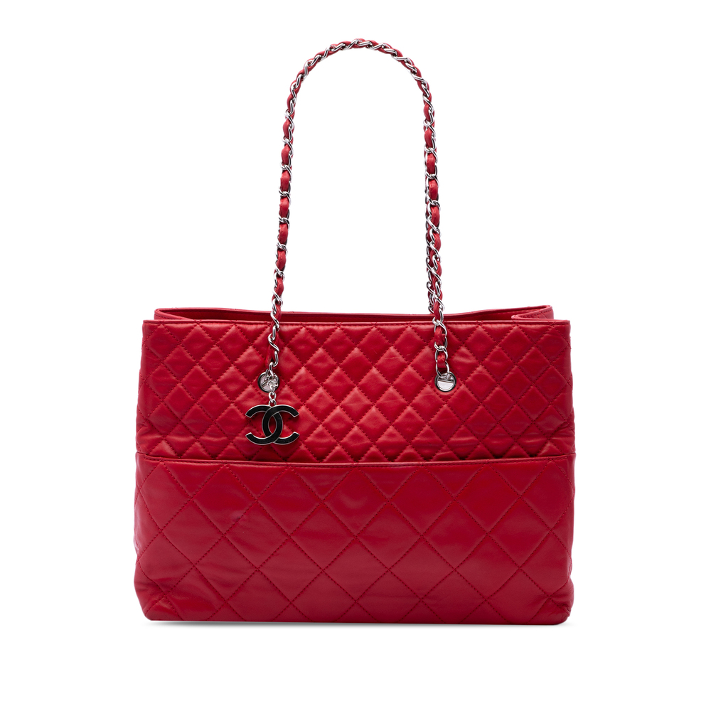 Pre-Loved Chanel Large Quilted Calfskin In The Business Tote